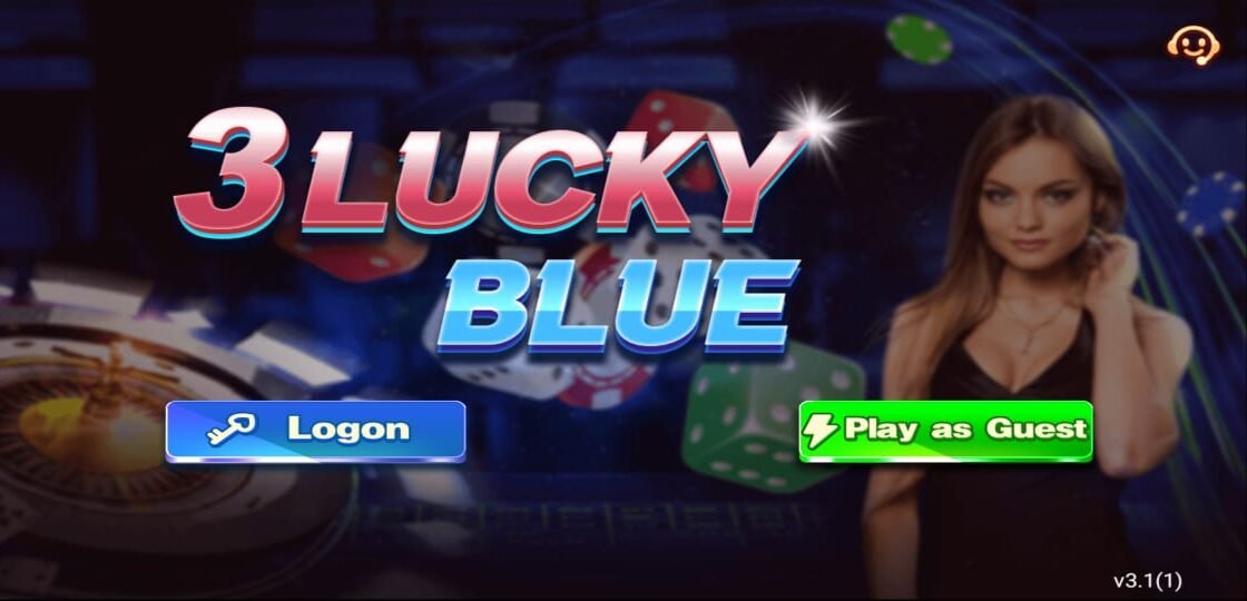 3 Patti Lucky Blue Banner