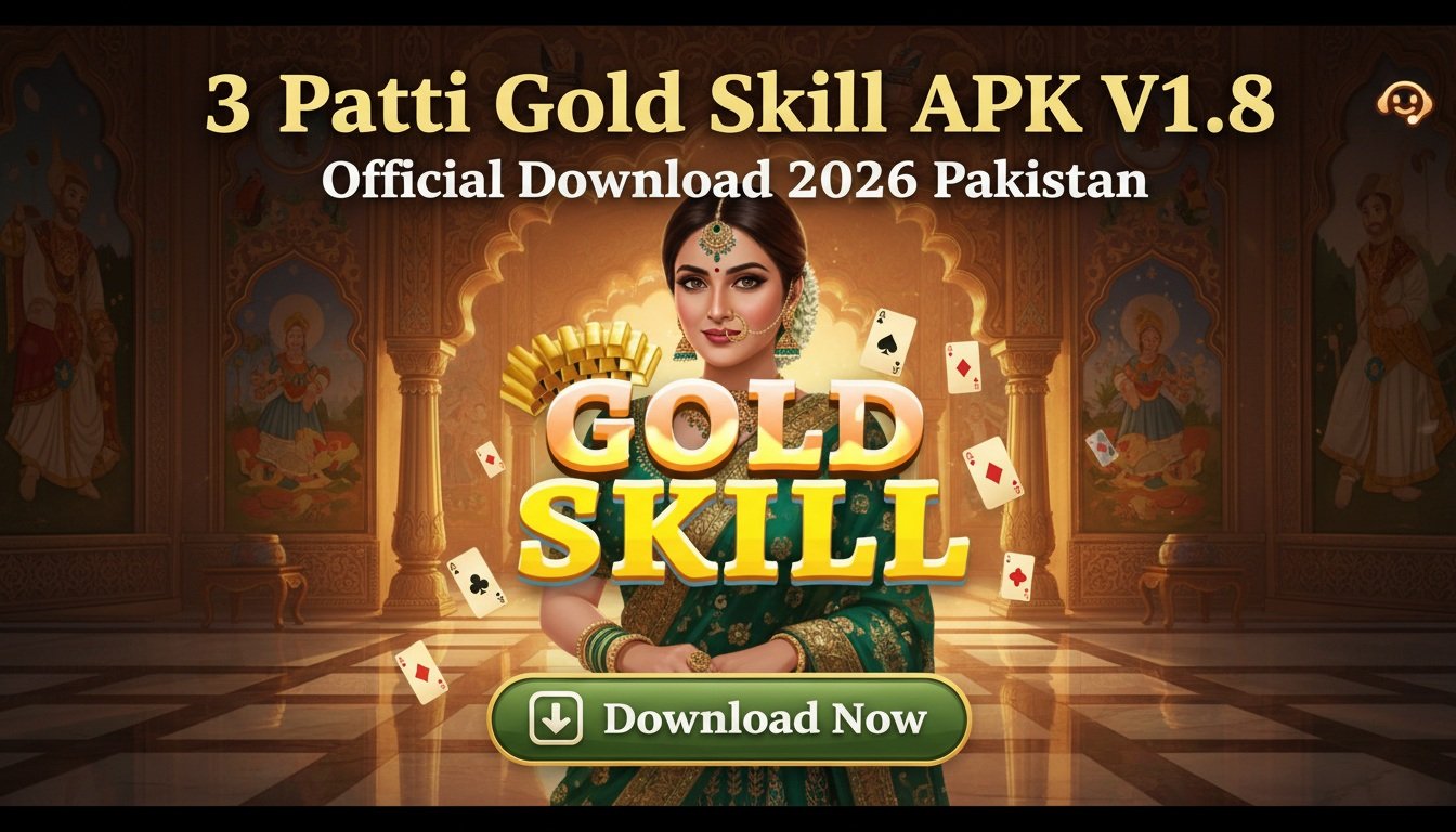 3 Patti Gold Skill APK V1.8 Official Download 2026 Pakistan