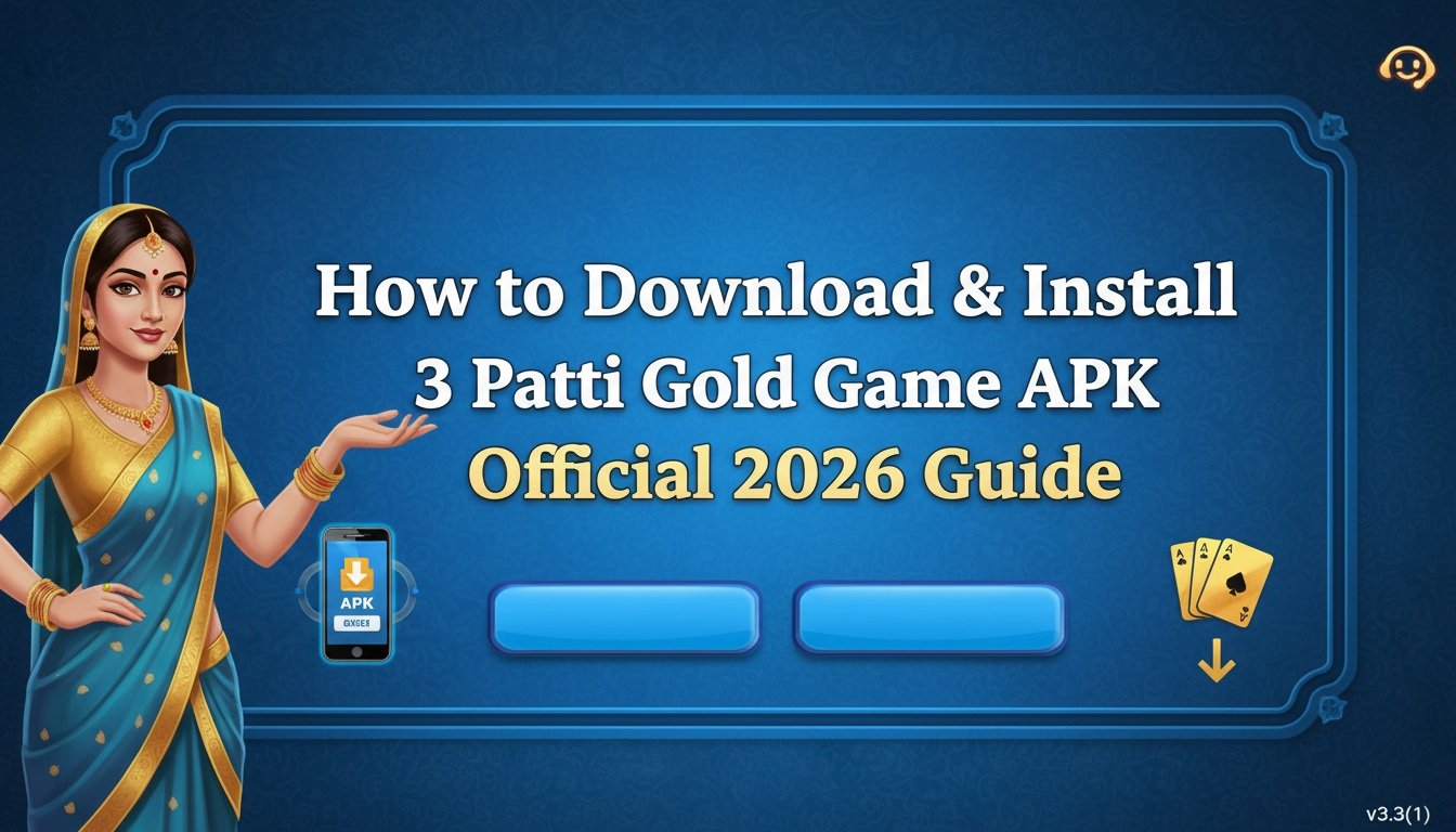 How to Download & Install 3 Patti Gold Game APK (Official 2026 Guide)